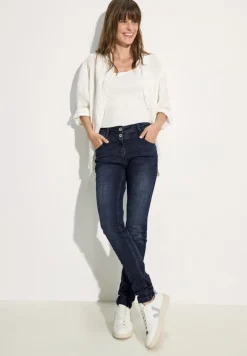 Jeans im Slim Fit blue black used wash