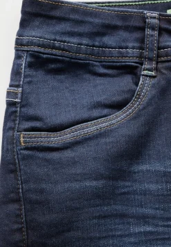 Jeans im Slim Fit mid blue used wash