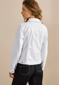 Jeansjacke mit Taschen white