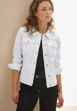 Jeansjacke mit Taschen white