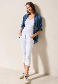 3/4 Jeans white