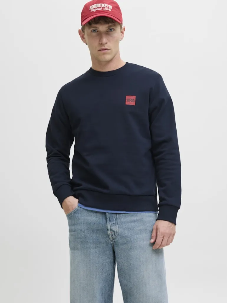 JJBRANDY SWEAT CREW NECK LN sky captain