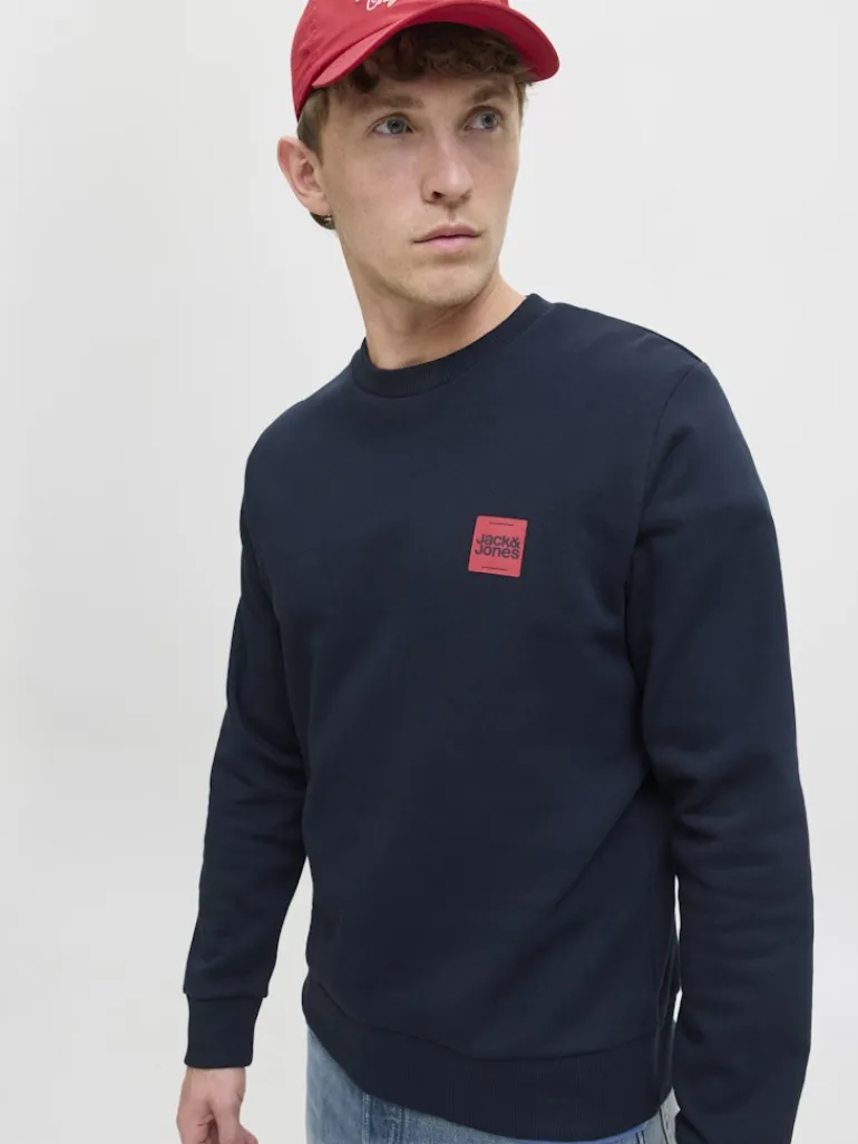 JJBRANDY SWEAT CREW NECK LN sky captain