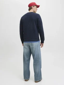 JJBRANDY SWEAT CREW NECK LN sky captain