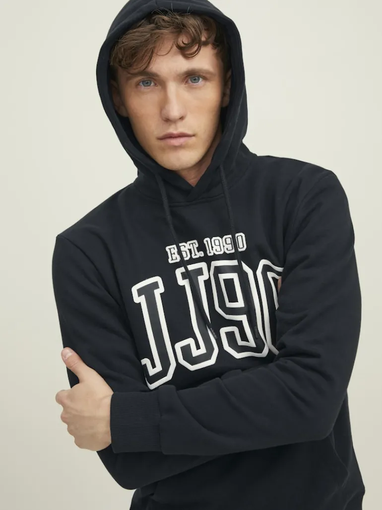 JJCEMB SWEAT HOOD black