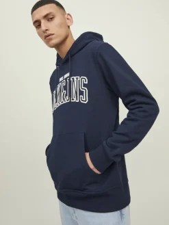 JJCEMB SWEAT HOOD navy blazer