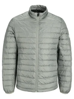 JJEACE SPRING PUFFER COLLAR SN light grey melange