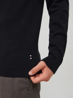 JJEBASIC KNIT V-NECK NOOS black