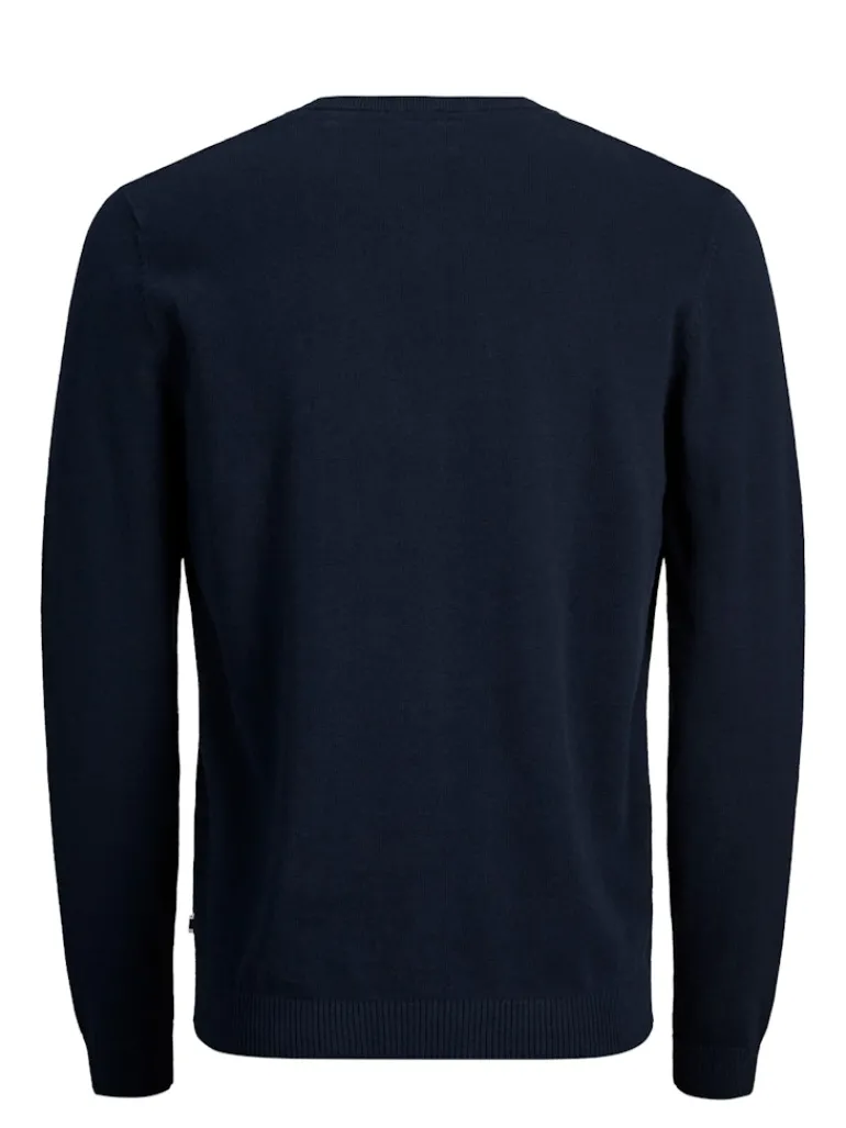 JJEBASIC KNIT V-NECK NOOS navy blazer1