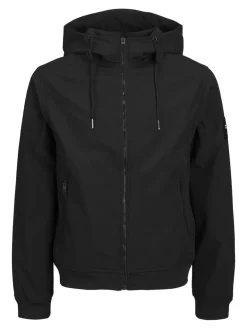 JJEBASIC SOFTSHELL HOOD NOOS black