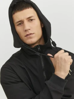 JJEBASIC SOFTSHELL HOOD NOOS black