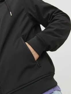 JJEBASIC SOFTSHELL HOOD NOOS black
