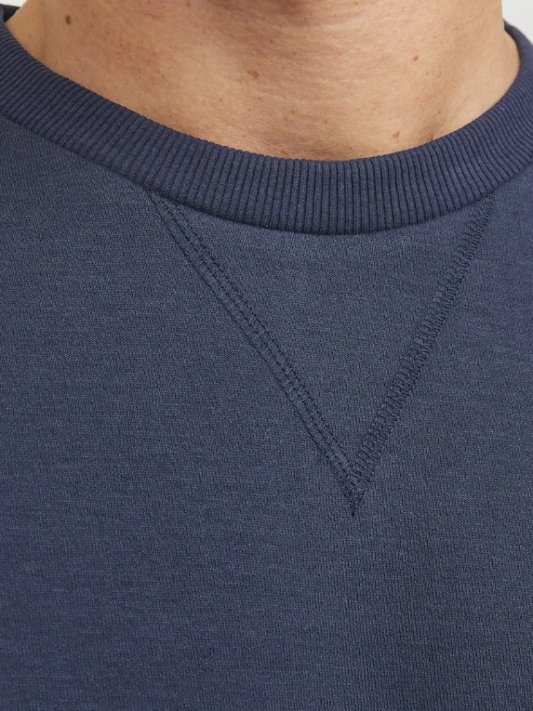 JJEBASIC SWEAT CREW NECK NOOS navy blazer