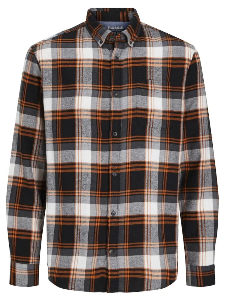 JJECLASSIC AUTUMN CHECK SHIRT LS SN hawaiian sunset