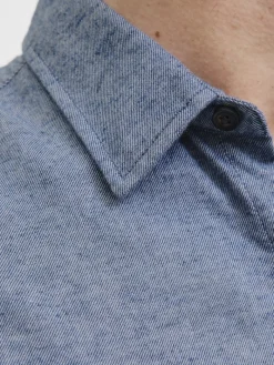 JJECLASSIC MELANGE SHIRT L/S NOOS faded denim