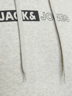 JJECORP LOGO SWEAT HOOD PLAY NOOS white melange