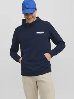 JJECORP LOGO SWEAT HOOD PLAY NOOS navy blazer1