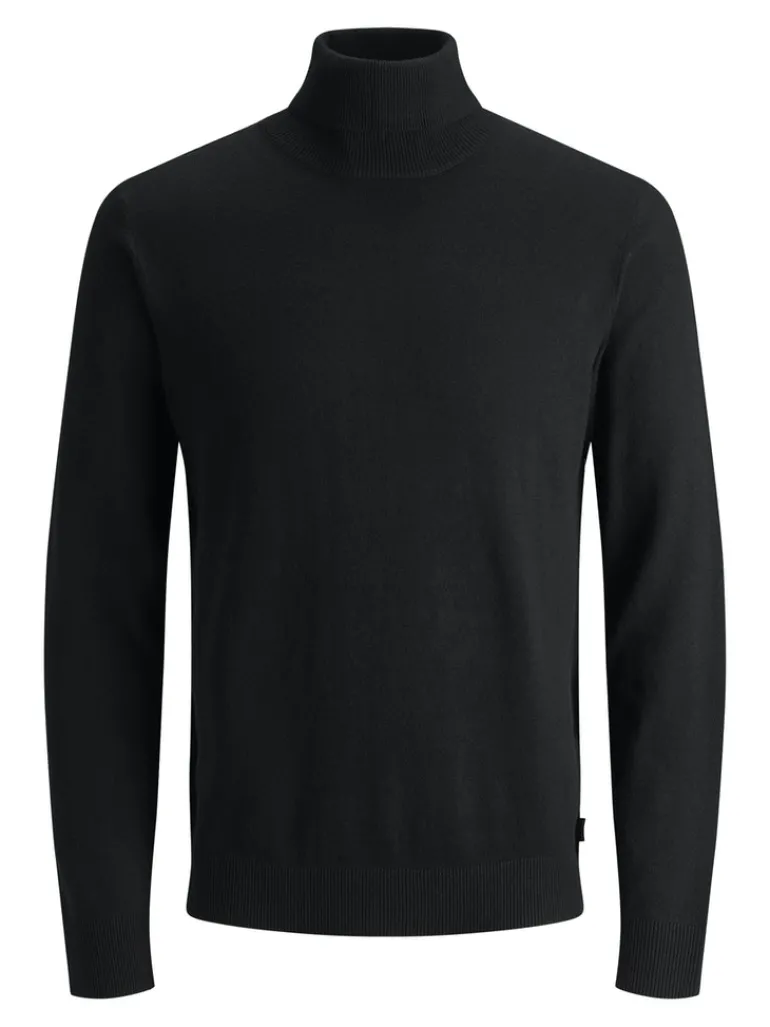 JJEEMIL KNIT ROLL NECK NOOS black