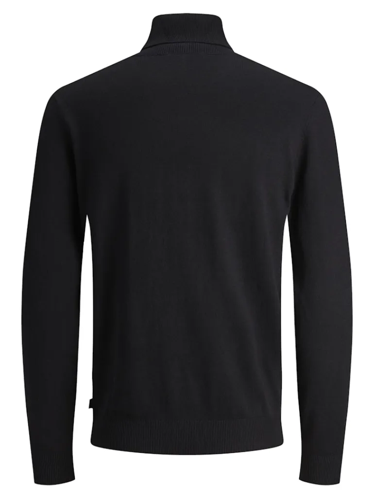 JJEEMIL KNIT ROLL NECK NOOS black