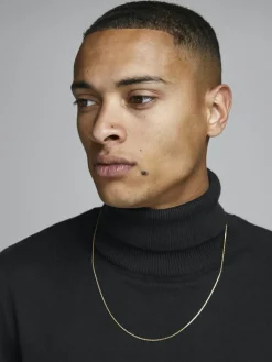 JJEEMIL KNIT ROLL NECK NOOS black