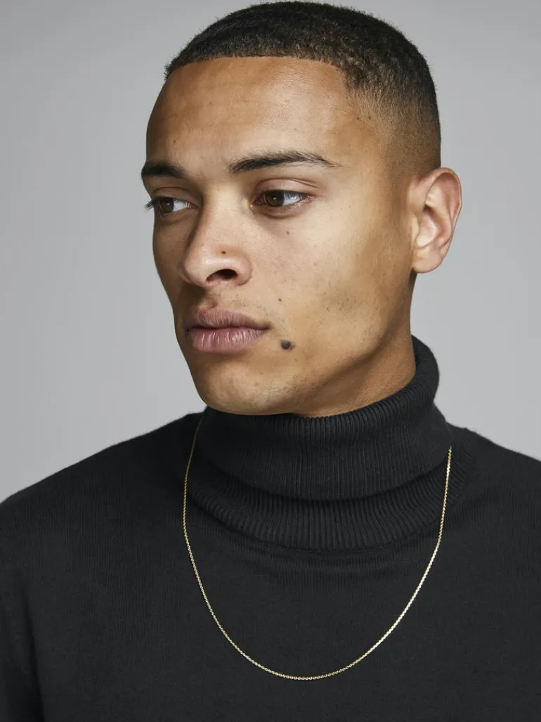 JJEEMIL KNIT ROLL NECK NOOS black
