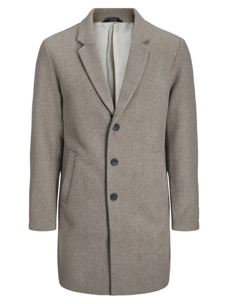 JJEHARRISON WOOL BLEND COAT SN greige