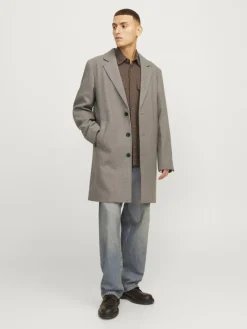 JJEHARRISON WOOL BLEND COAT SN greige