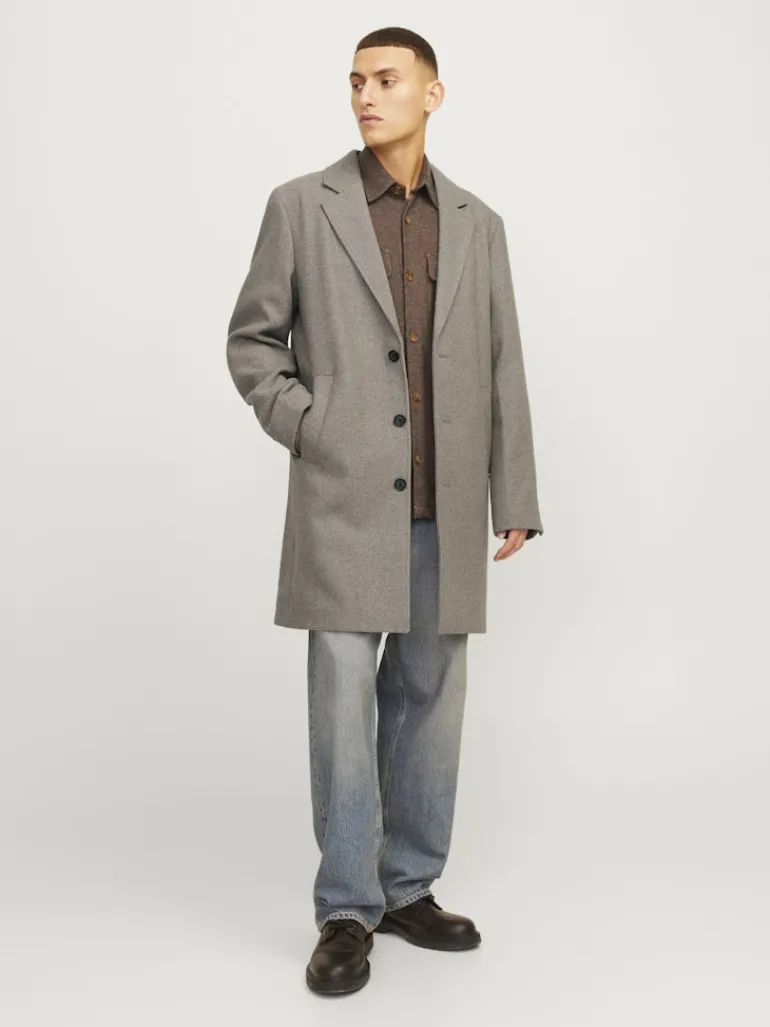 JJEHARRISON WOOL BLEND COAT SN greige