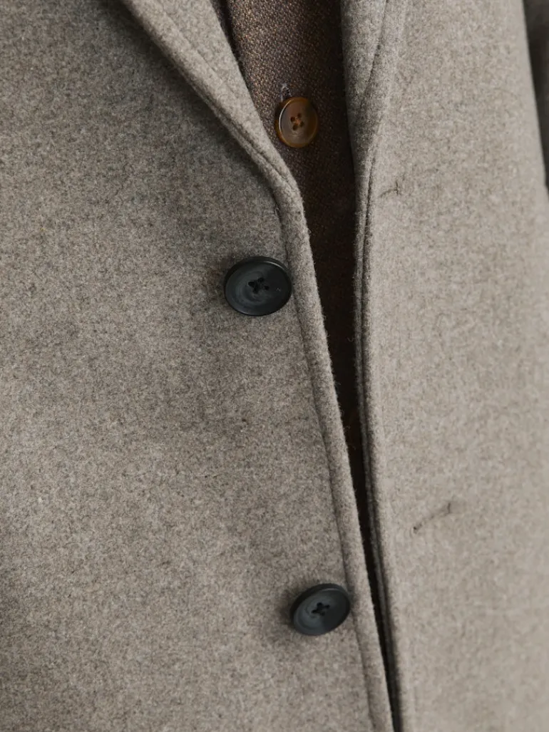 JJEHARRISON WOOL BLEND COAT SN greige