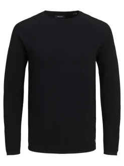 JJEHILL KNIT CREW NECK NOOS black
