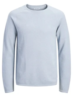 JJEHILL KNIT CREW NECK NOOS celestial blue