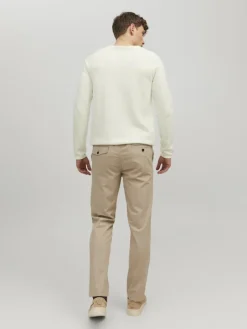 JJEHILL KNIT CREW NECK NOOS cloud dancer