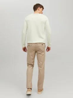 JJEHILL KNIT CREW NECK NOOS cloud dancer