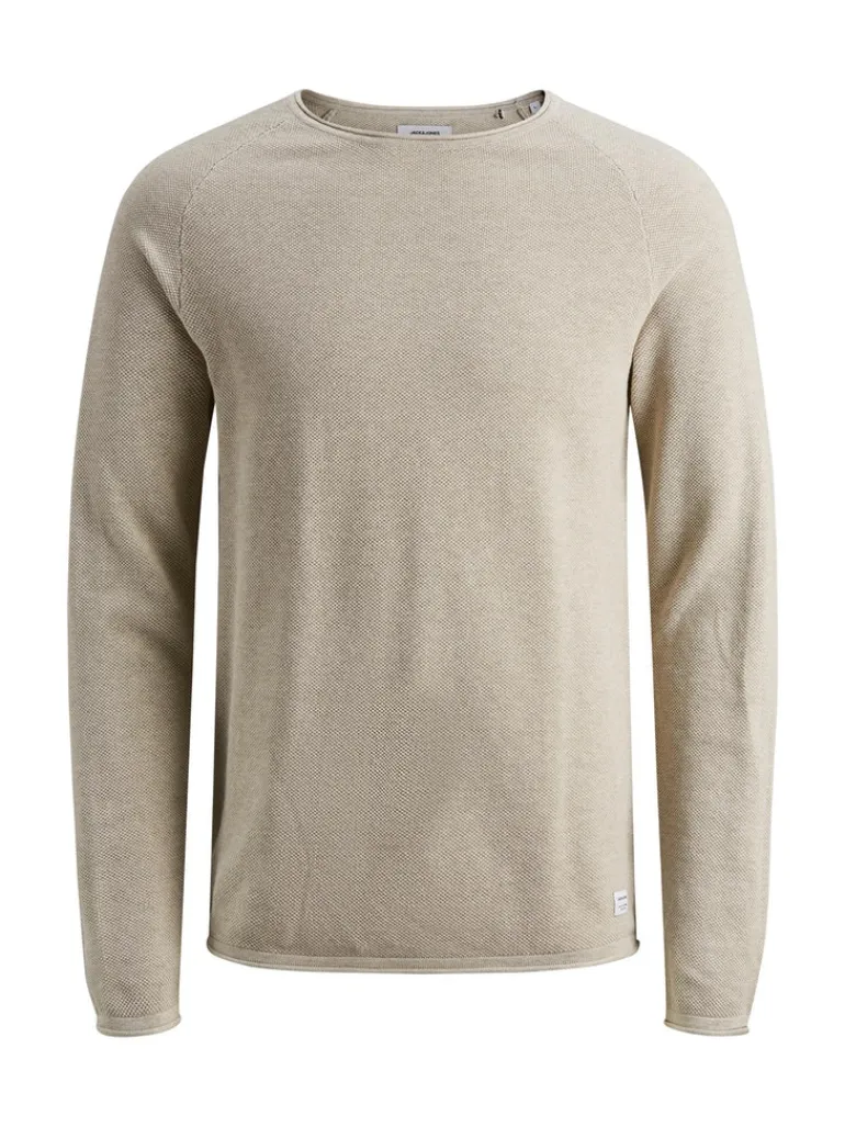 JJEHILL KNIT CREW NECK NOOS hellgrau2