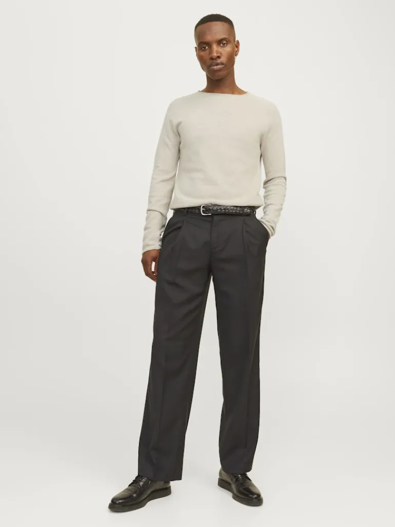 JJEHILL KNIT CREW NECK NOOS hellgrau2