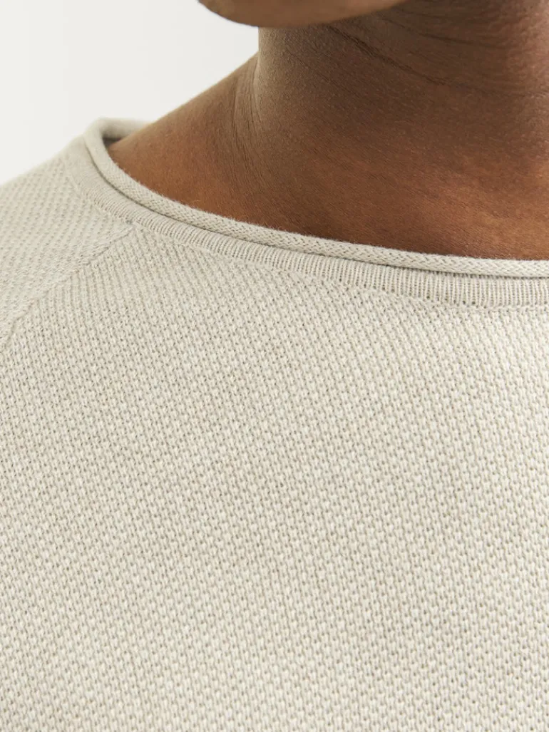 JJEHILL KNIT CREW NECK NOOS hellgrau2