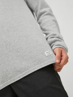 JJEHILL KNIT CREW NECK NOOS hellgrau1