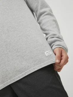 JJEHILL KNIT CREW NECK NOOS hellgrau1