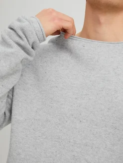JJEHILL KNIT CREW NECK NOOS hellgrau1
