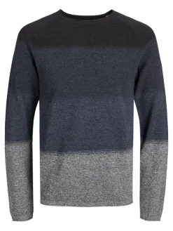 JJEHILL KNIT CREW NECK NOOS navy blazer1