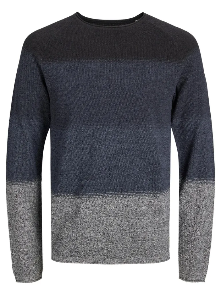 JJEHILL KNIT CREW NECK NOOS navy blazer1