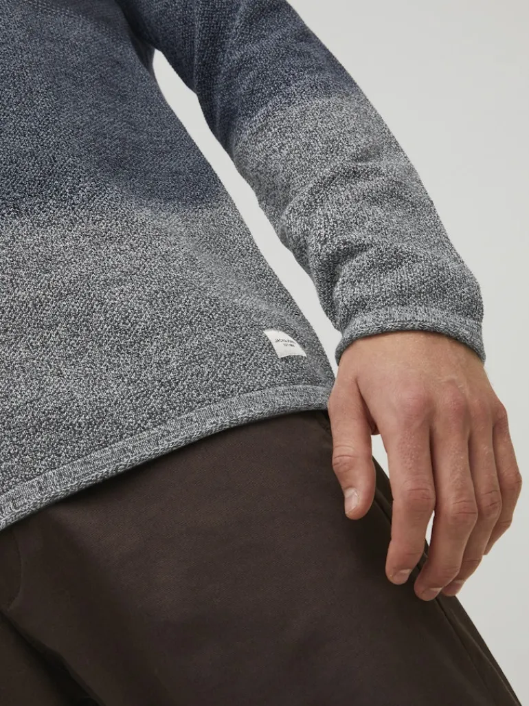 JJEHILL KNIT CREW NECK NOOS navy blazer1