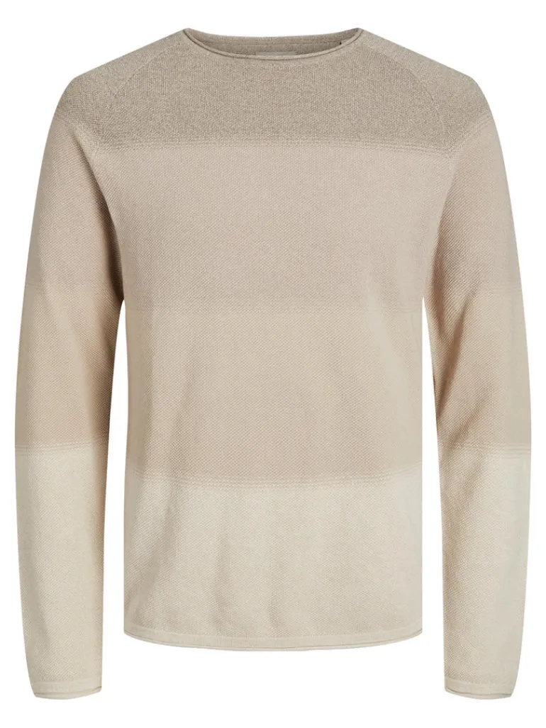 JJEHILL KNIT CREW NECK NOOS oatmeal