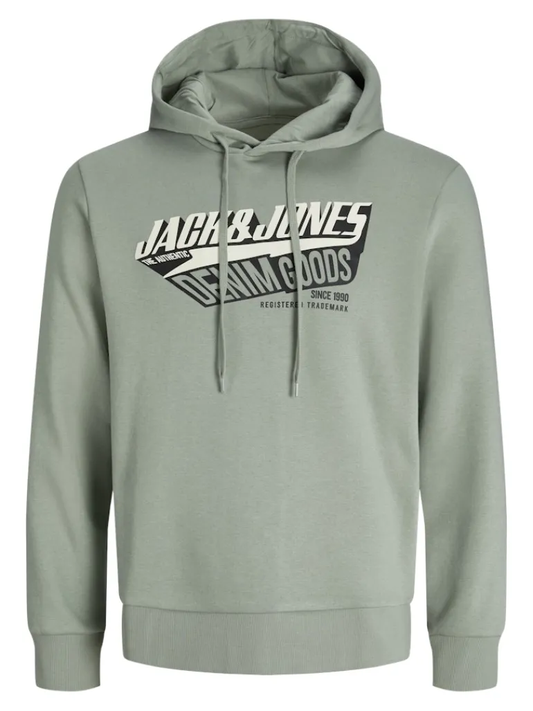 JJELOGO SWEAT HOOD 2 COL 25/26 NOOS iceberg green