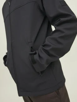 JJEMARVIN HOOD SOFTSHELL NOOS black