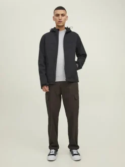 JJEMARVIN HOOD SOFTSHELL NOOS black