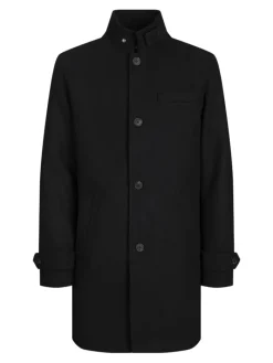 JJEMELTON WOOL BLEND COAT SN black