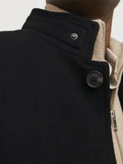JJEMELTON WOOL BLEND COAT SN black
