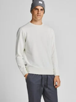 JJEORGANIC BASIC SWEAT CREW NECK NOOS cloud dancer