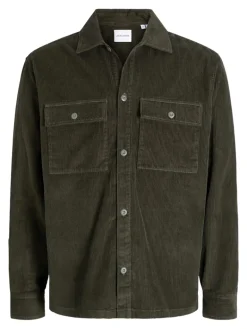 JJEPERFECT CORDUROY OVERSHIRT LS SN rosin